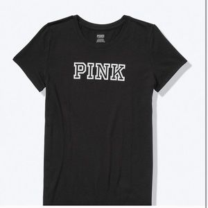 PINK brand new black tee